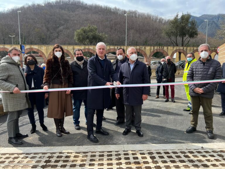 Baronissi, inaugurato il parcheggio est area cimiteriale