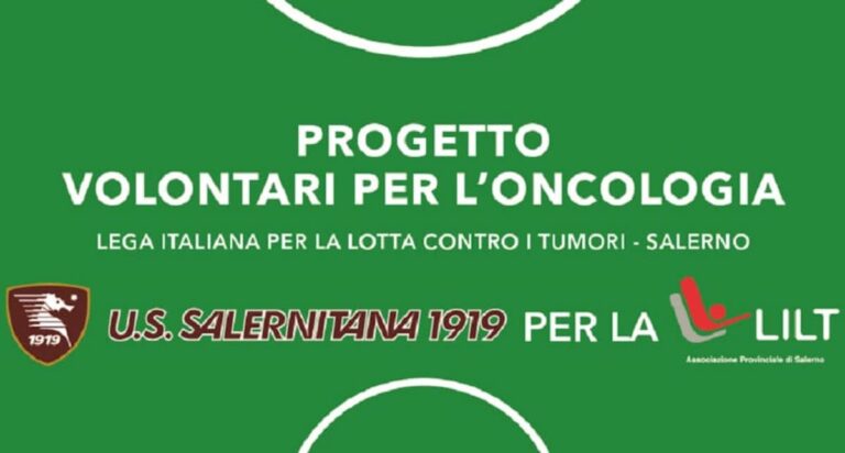 Salernitana al fianco di LILT Salerno: all’asta quattro maglie col Sassuolo