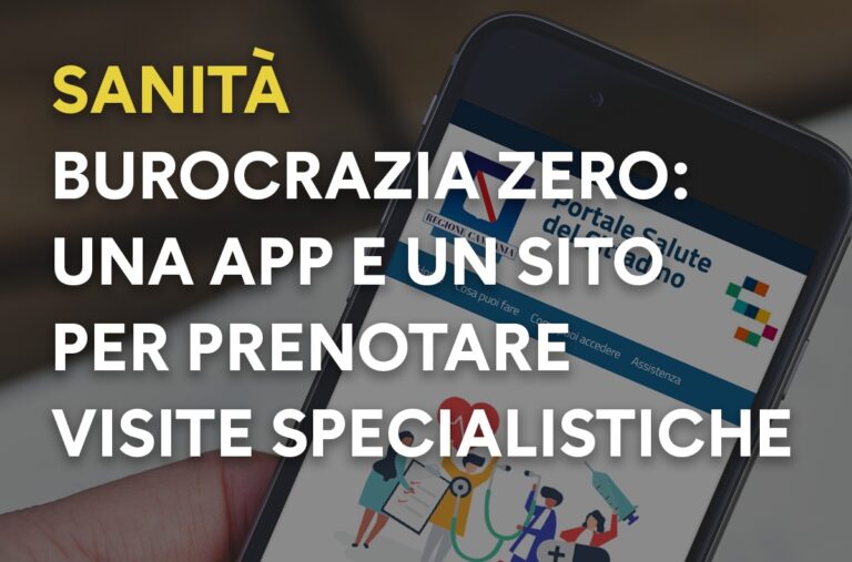 Regione Campania, sanità: una app per prenotare le visite specialistiche