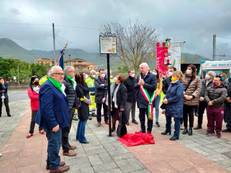 Baronissi, uno spazio cittadino dedicato alla resistenza