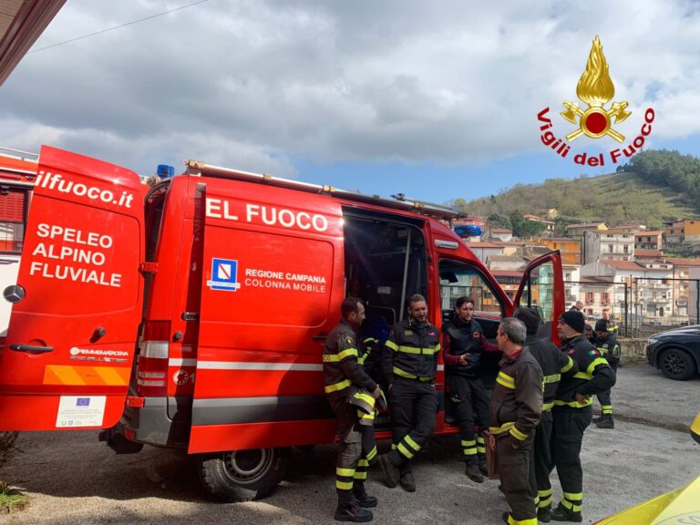 Ricigliano, Vigili del Fuoco recuperano disperso