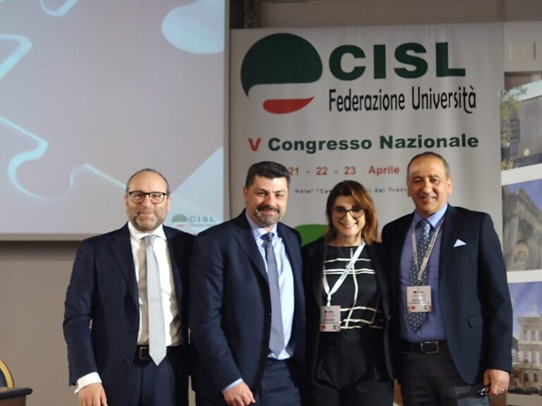 Conclusi i lavori del V Congresso Nazionale della Federazione CISL Università