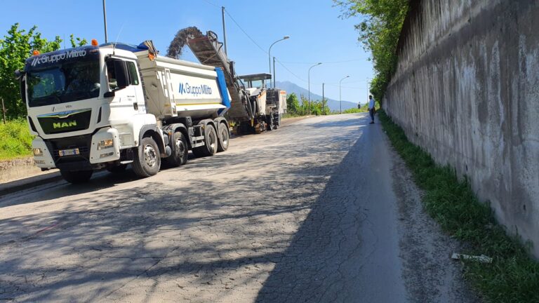 Mercato San Severino, iniziano i lavori lungo la SP 309