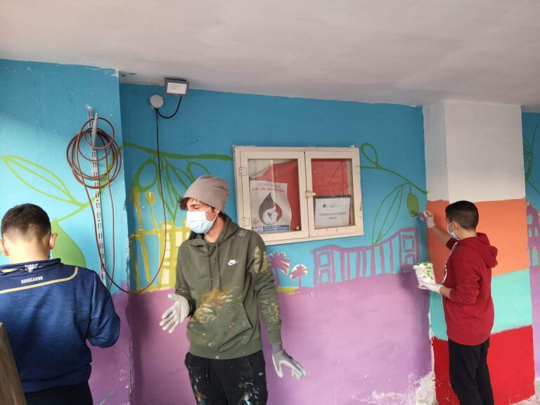 Il Centro per la Legalità presenta il nuovo murales presso la Caritas di Matierno