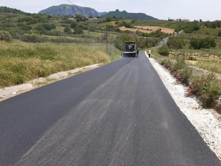 Strade, SR 164: a Montecorvino Rovella proseguono i lavori nel tratto Maccaronera – Pezze