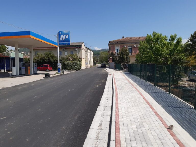 Strade, SP 28: conclusi i lavori di Via Pompei a Pontecagnano