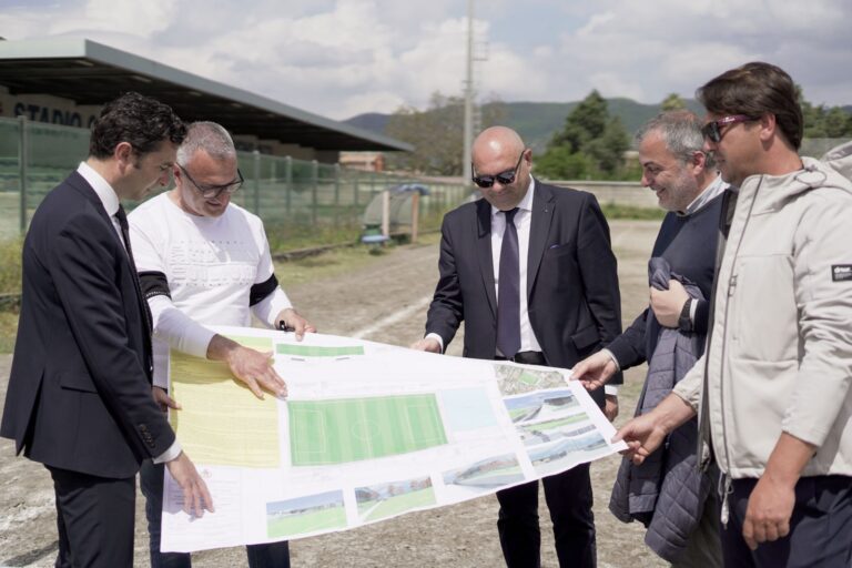 Pontecagnano: iniziano i lavori per la realizzazione del nuovo campo