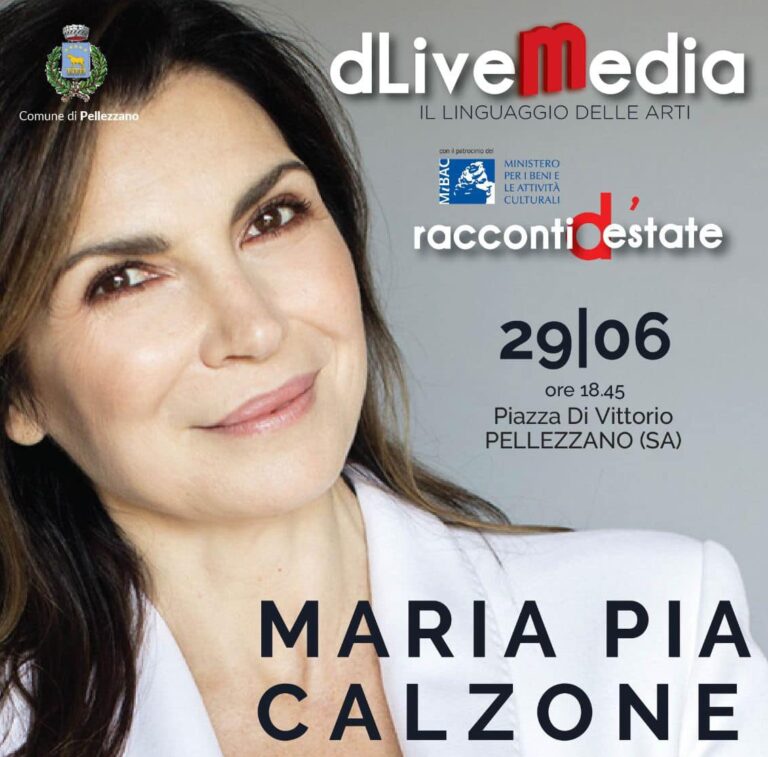 Pellezzano, Maria Pia Calzone protagonista con i “Racconti d’Estate”