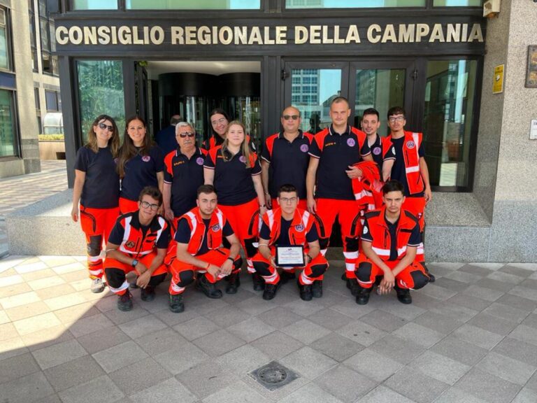 Siano: la Protezione Civile Croce Azzurra vince il Premio AREC