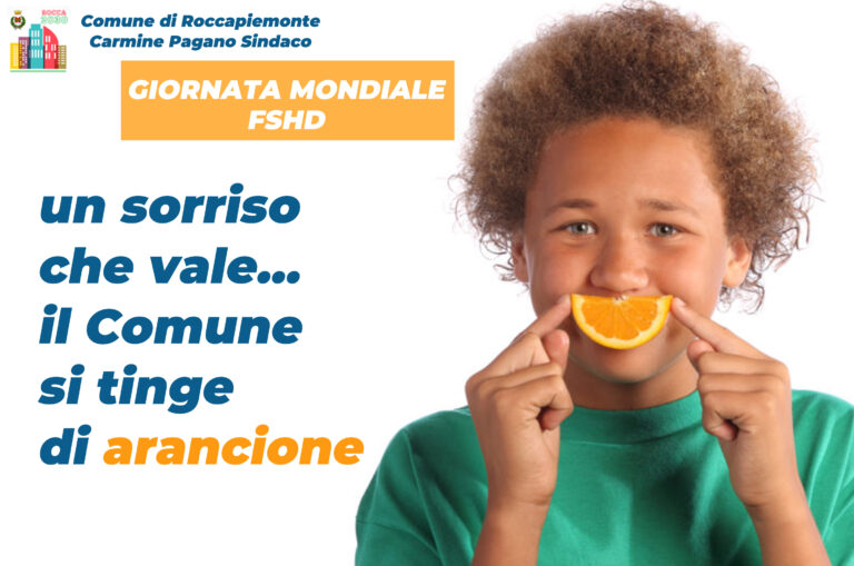 Roccapiemonte, il Comune celebra la Giornata Mondiale della FSHD