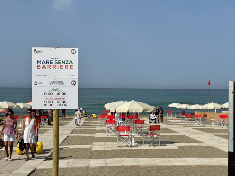 A Capaccio Paestum riapre la spiaggia senza barriere