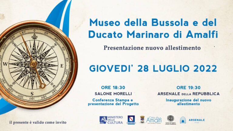 Amalfi, Museo della Bussola e del Ducato Marinaro: l’inaugurazione