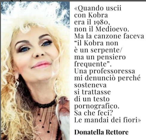 Desdemona è tornata. Rettore