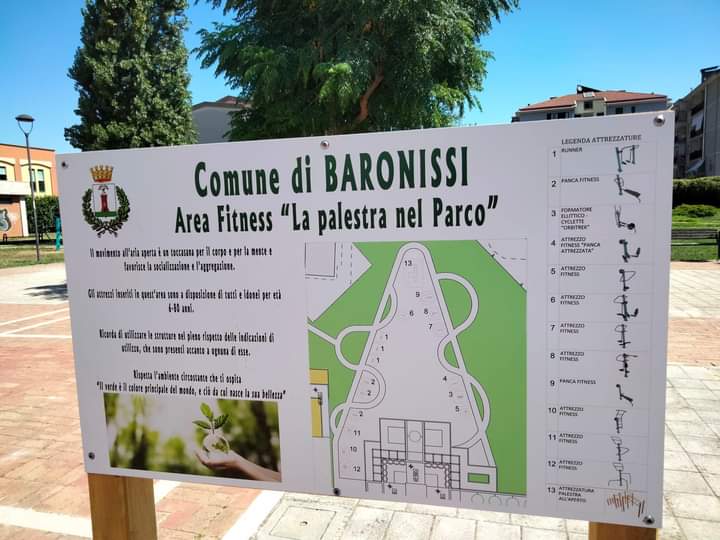 Baronissi, inaugurata area fitness al Melissa Bassi