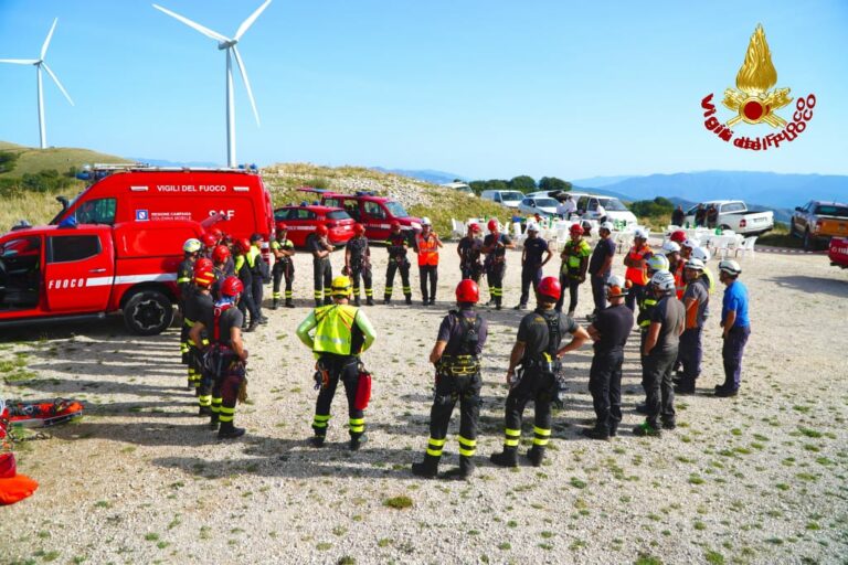 Vigili del Fuoco, concluso l’addestramento a San Gregorio Magno