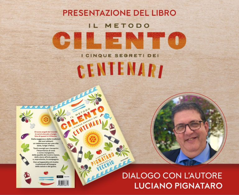 Il “metodo Cilento” secondo Luciano Pignataro: martedì la presentazione