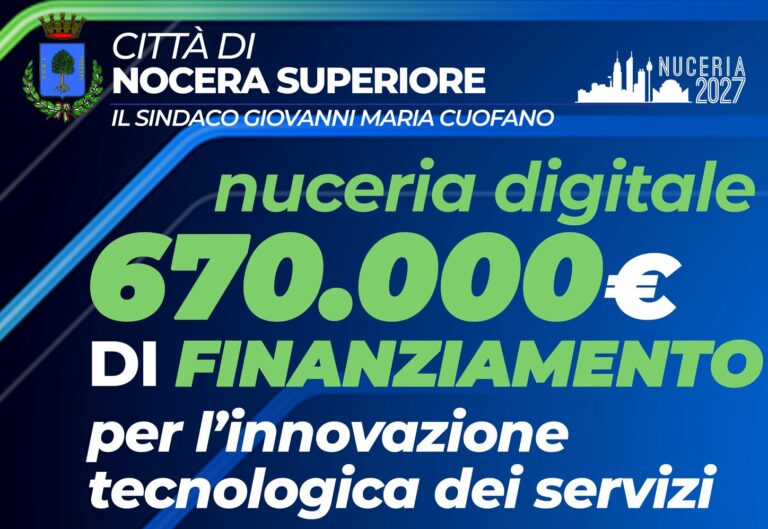 Nocera Superiore, finanziati 5 progetti