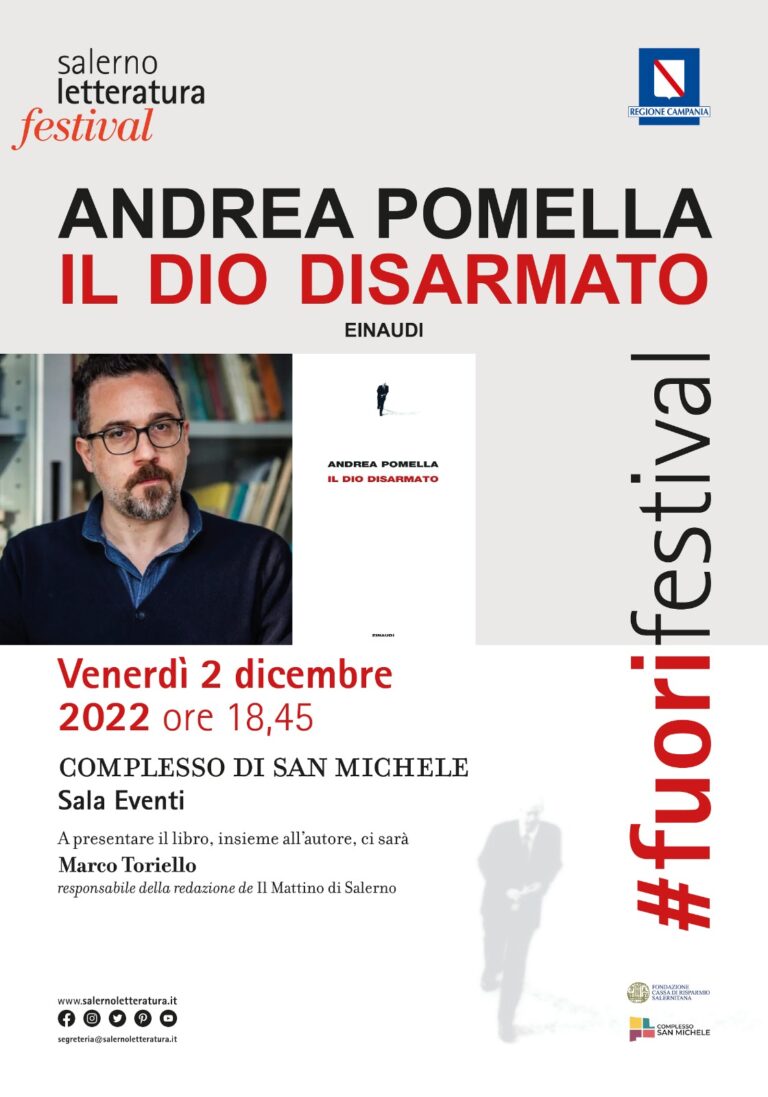Andrea Pomella a Salerno Letteratura