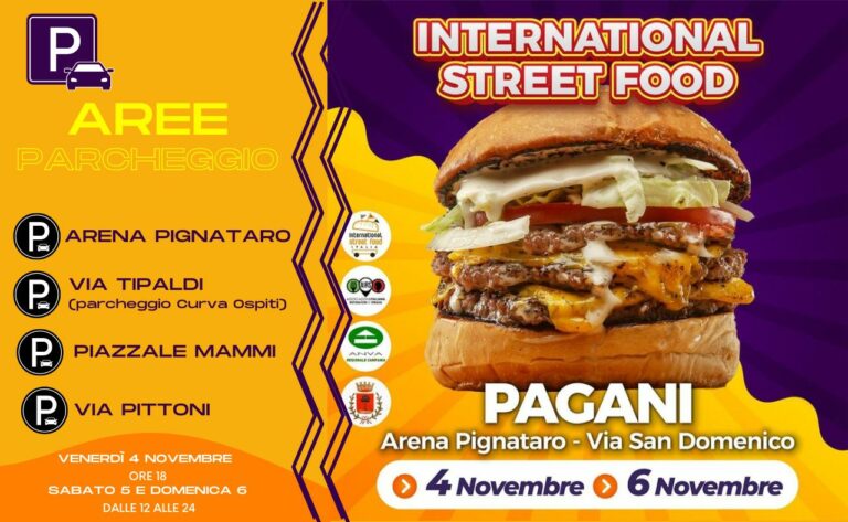 Pagani, al via l’International Street Food 2022