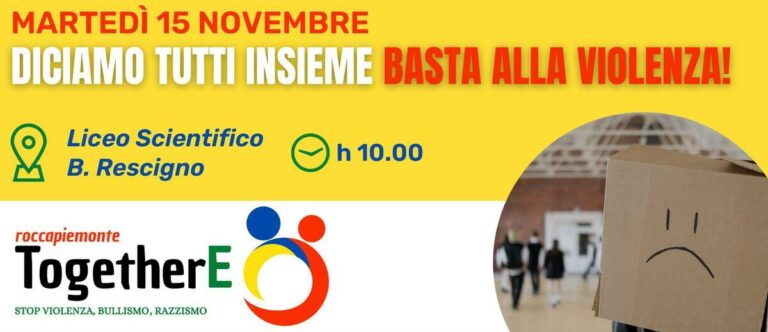 Roccapiemonte: al Liceo B. Rescigno parte il progetto Together