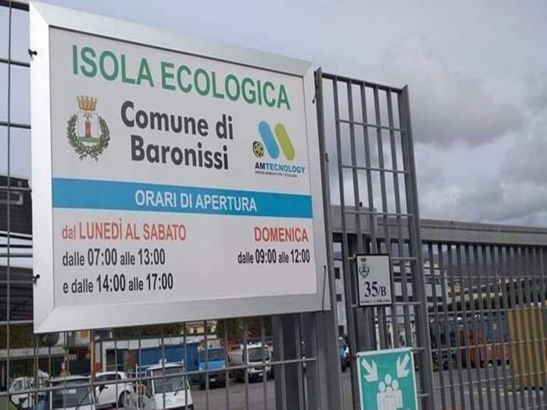 Baronissi: premi per i cittadini che utilizzano l’isola ecologica