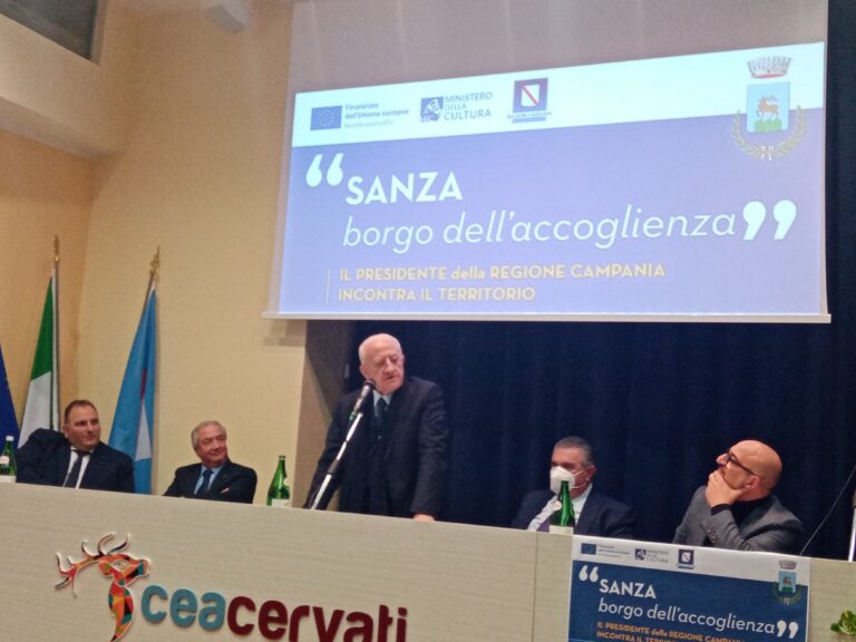 De Luca: il via al progetto “Sanza il Borgo dell’accoglienza”