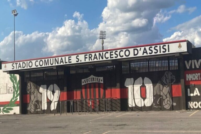 Nocera, stadio allagato causa maltempo